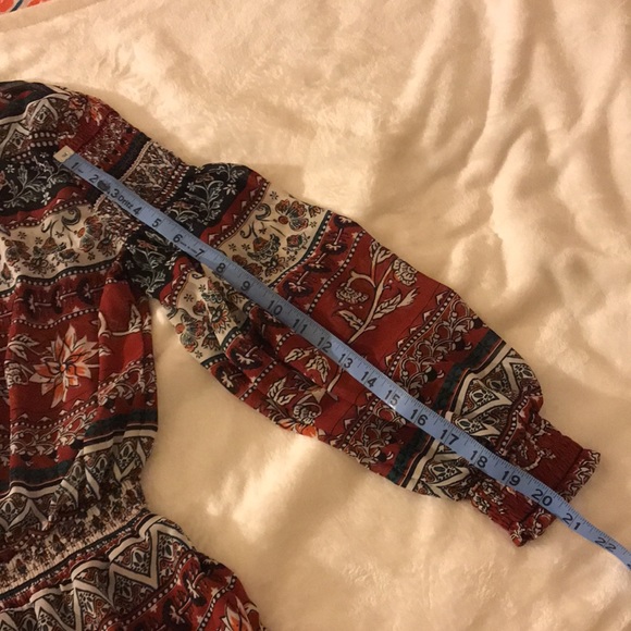 NWOT! H&M Bohemian Maxi Dress - Long Sleeve or Quarter Sleeve 🤎 - Picture 8 of 12